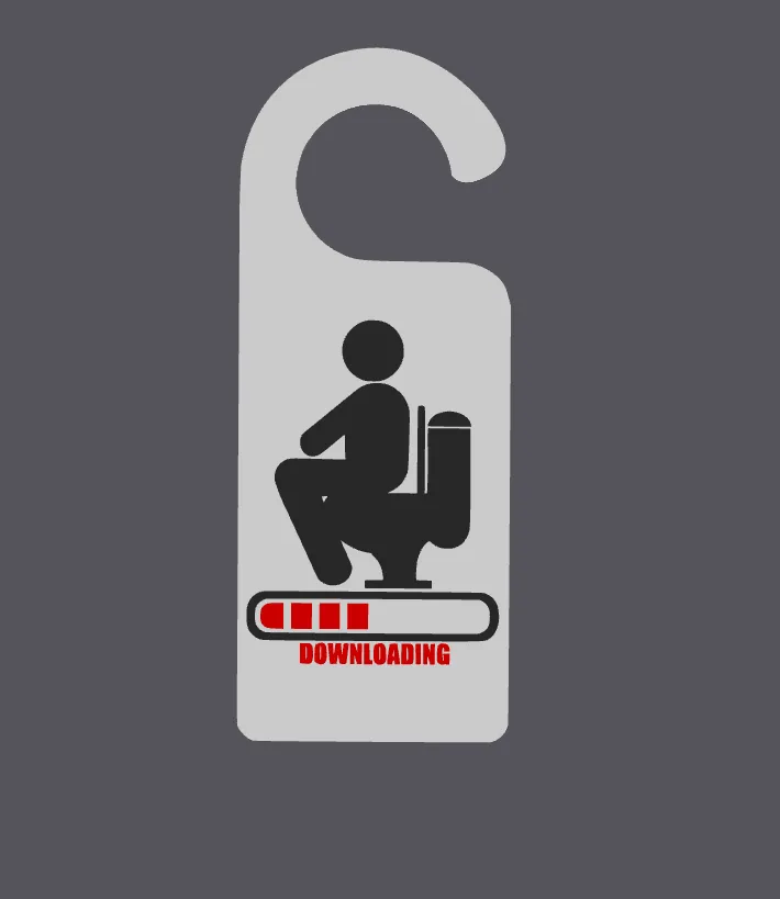 Door Hanger - Downloading